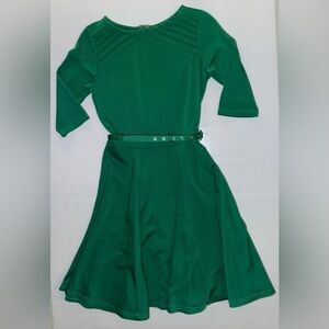 Unique Vintage Green Dress